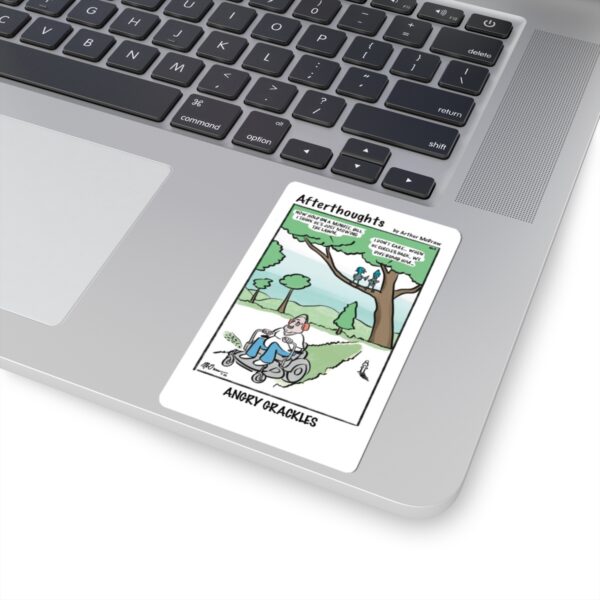 Afterthoughts Kiss-Cut Stickers | No. 5 “Angry Grackles” sticker