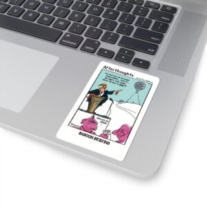 Afterthoughts Kiss-Cut Stickers | No. 4 “Baboon Briefing” sticker
