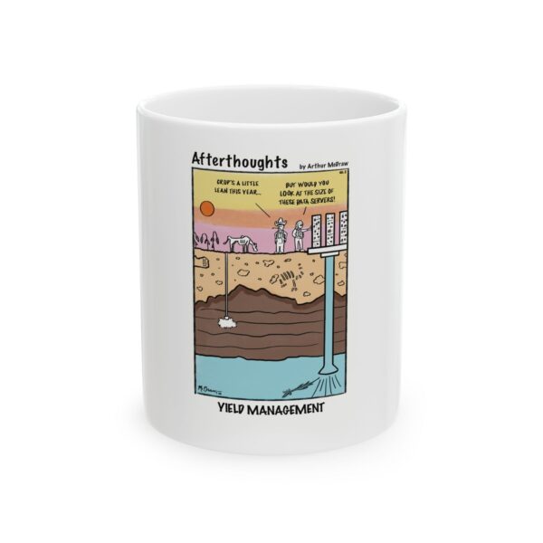 Afterthoughts Comic Mug | No. 3 “Yield Management” Coffee Cup