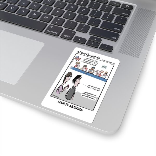 Afterthoughts Kiss-Cut Stickers | No. 6 “Tour de America” sticker